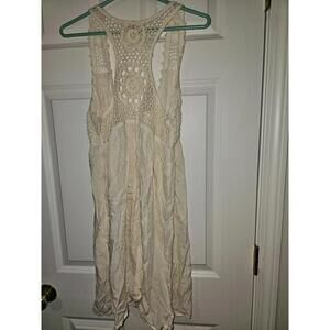 Beige Lace   Sundress Ladies Medium by  DEVI